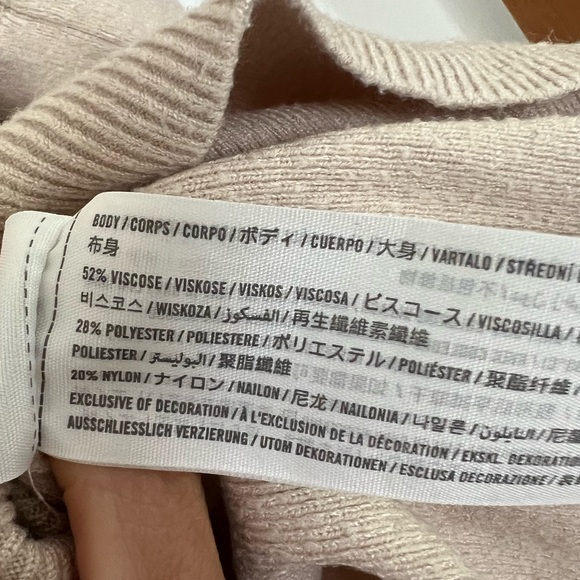 Abercrombie + Fitch Soft A+F Cream Quarter Zip Pullover - Picture 6 of 7